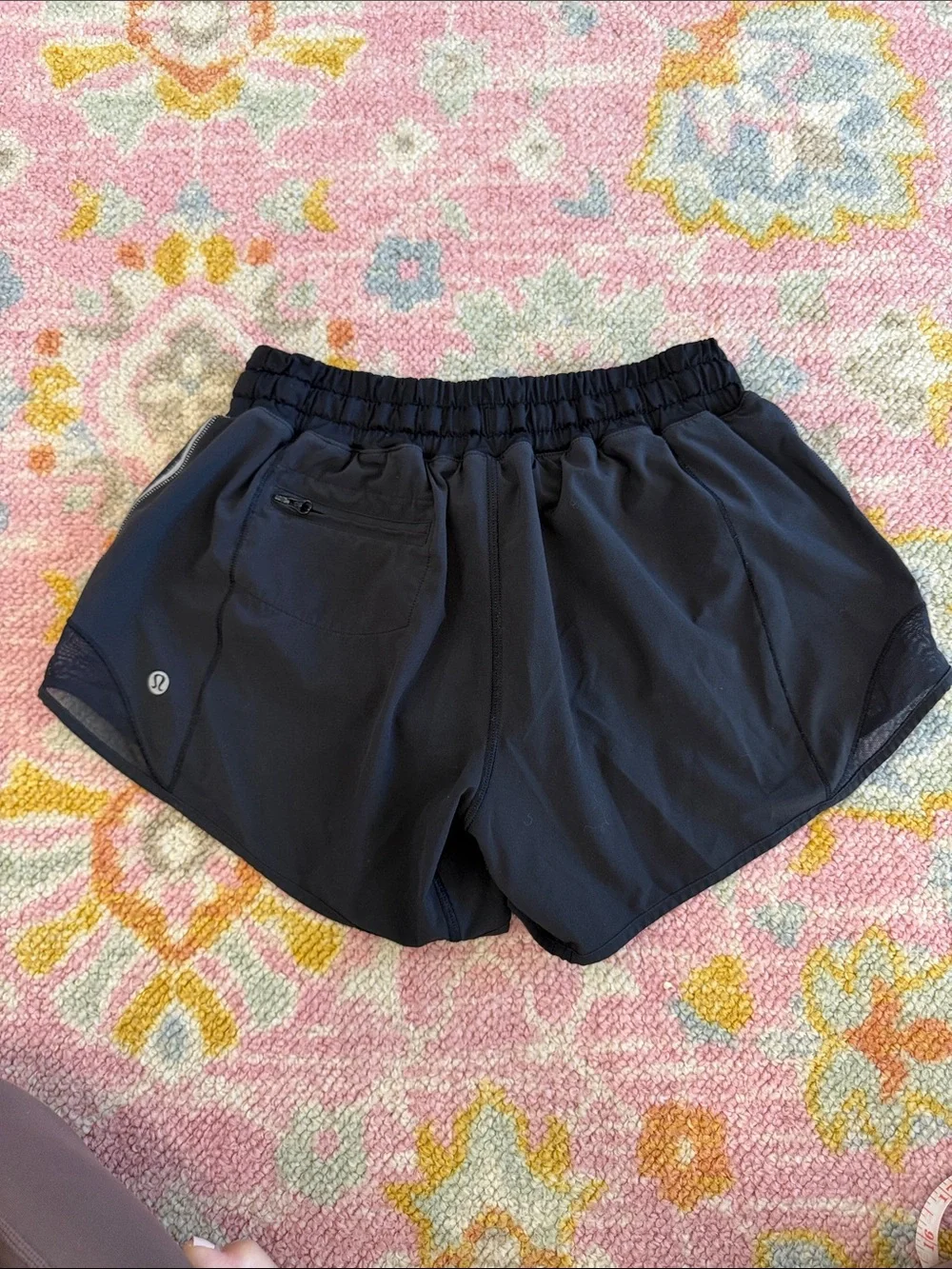 lululemon athletica Black Women's Athletic Drawcord Shorts